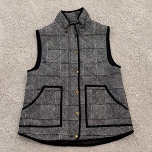 Blue Rain Black and Gray Quilted Vest